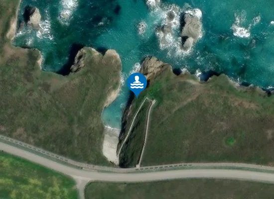 Satellite image of O Ollo do Peseto