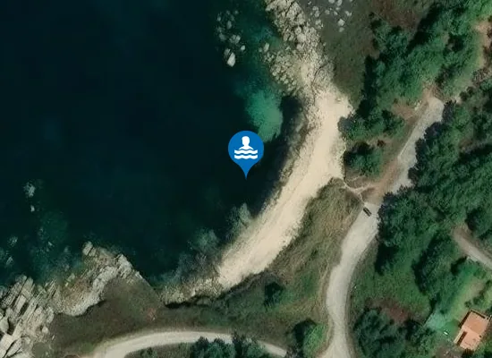 Satellite image of Praia de Pateiros