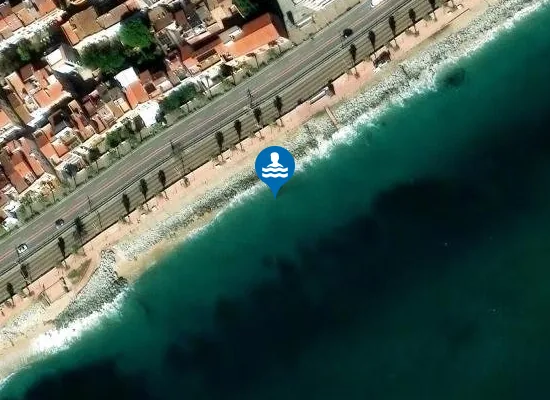 Satellite image of Platja de l'Astillero