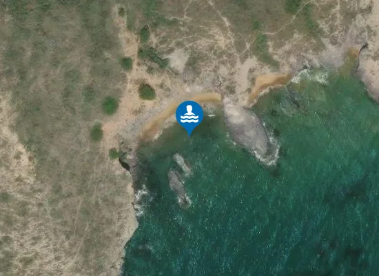 Satellite image of Playa Parreño
