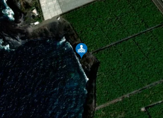Satellite image of Playa de Los Monjas