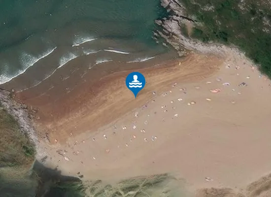 Satellite image of Playa de Sonabia