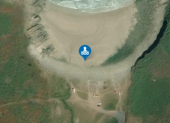 Satellite image of Praia de Moreira