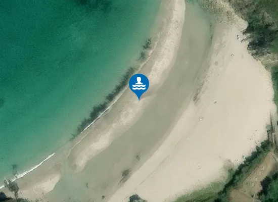 Satellite image of Praia de Beo
