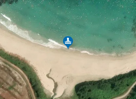 Satellite image of Praia da Limosa
