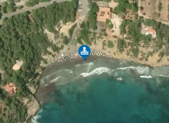 Satellite image of Cala de Boix