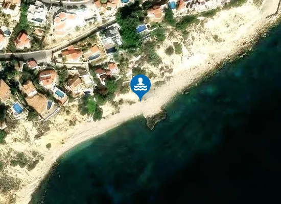 Satellite image of Cala les Urques