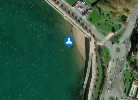 Satellite image of Playa de la Bola
