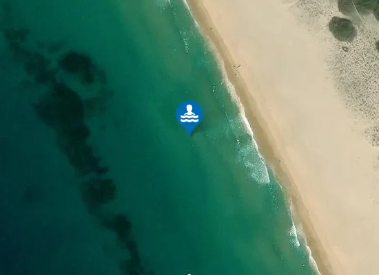 Satellite image of Playa de los Alemanes