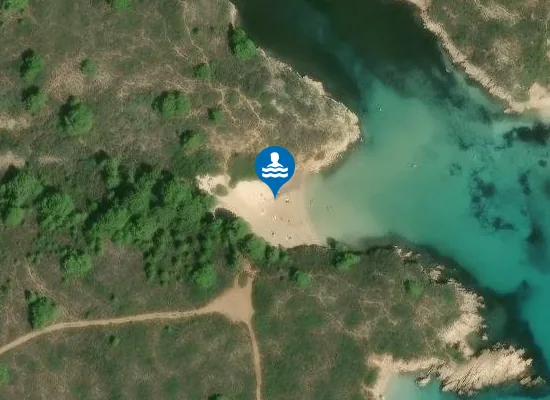 Satellite image of Macar de Cala Pudenta