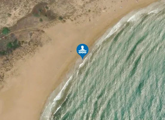 Satellite image of Playa de Calblanque