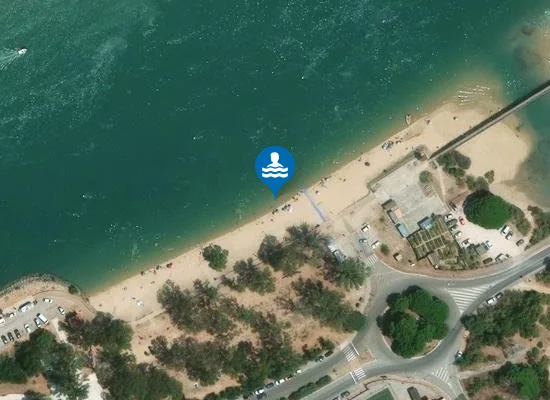 Satellite image of Playa de la Ministra