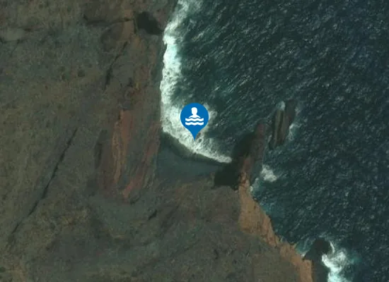 Satellite image of Playa de las Calcosas