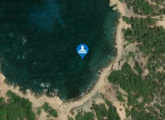 Satellite image of Cala en Basset