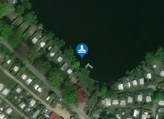 Satellite image of LANZER SEE BASEDOW AM CAMPINGPLATZ