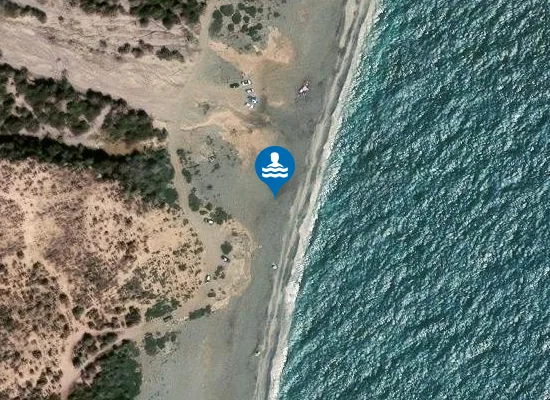 Satellite image of Playa de la Rambla de Elena