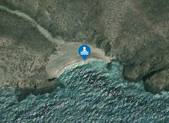 Satellite image of Playa Cala Honda