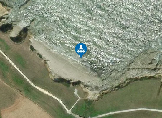 Satellite image of Praia do Sarrido