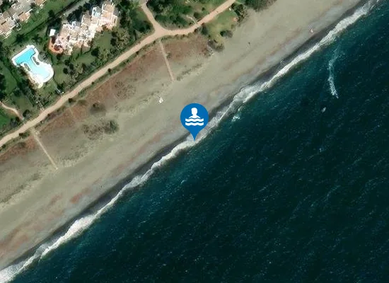 Satellite image of Playa del Saladillo