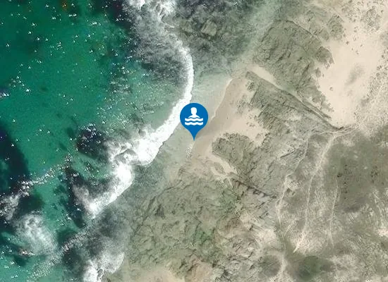 Satellite image of Praia de Canido