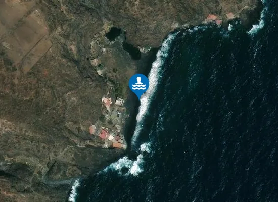 Satellite image of Playa del Muerto