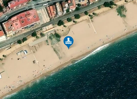 Satellite image of Platja de Canet