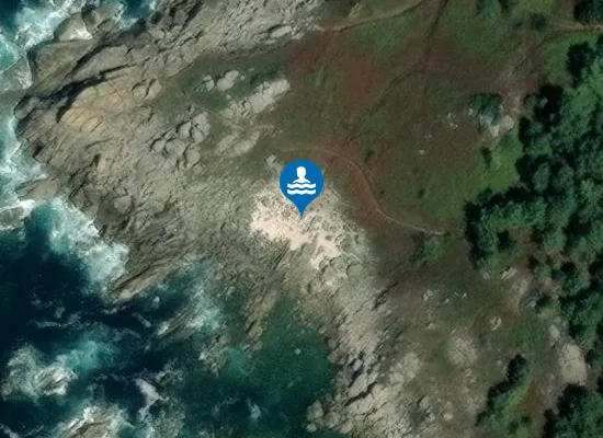 Satellite image of Os Moscallos