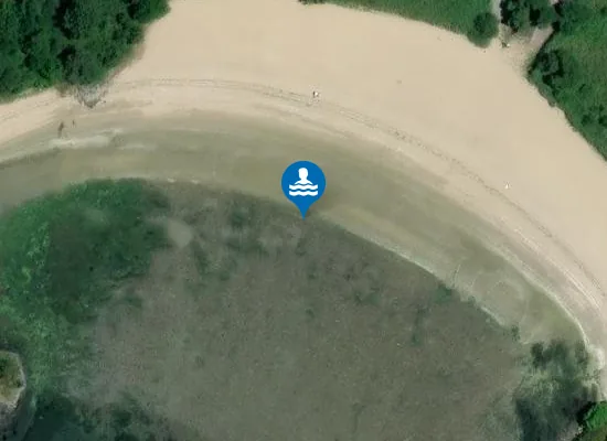 Satellite image of Praia do Porrón