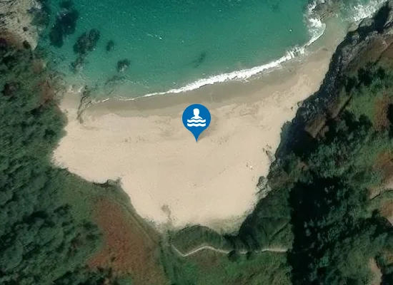 Satellite image of Praia de San Pedro