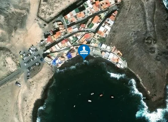 Satellite image of Playa de Tufia