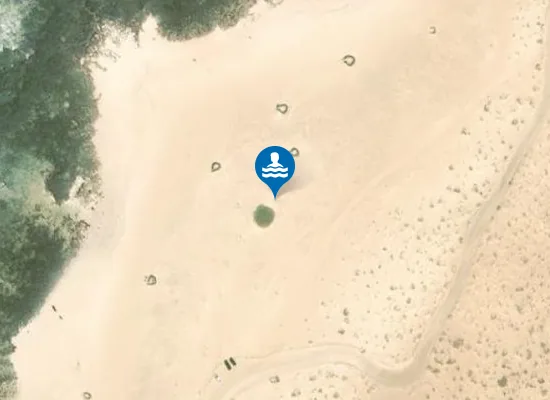 Satellite image of Punta Blanca