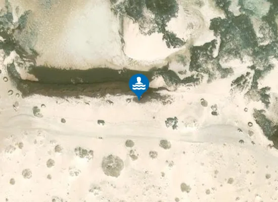 Satellite image of Caleta del Marrajo