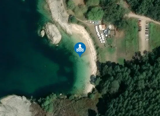 Satellite image of Praia de Sualaxe