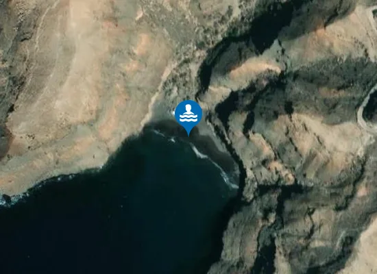 Satellite image of Playa de Tiritaña