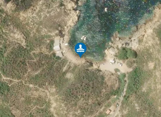 Satellite image of Cala Nadja