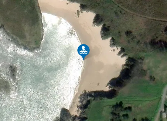 Satellite image of Praia de Porto Carrizo