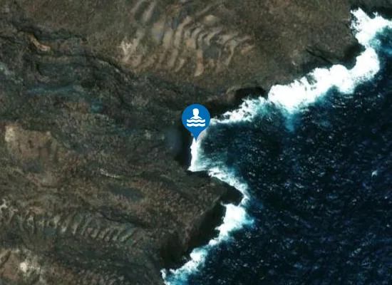 Satellite image of Playa Zapata