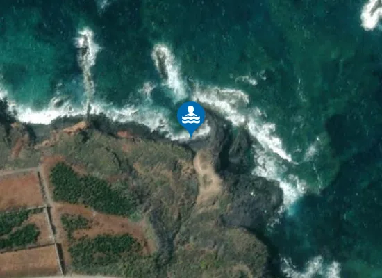 Satellite image of Playa la Magdalena