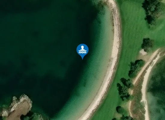 Satellite image of Praia da Mourisca