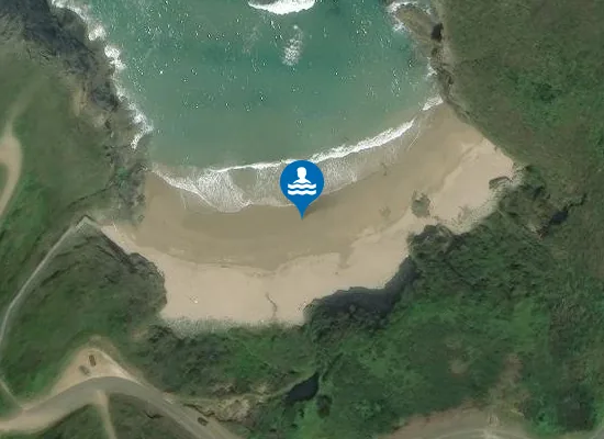 Satellite image of Praia de San Miro
