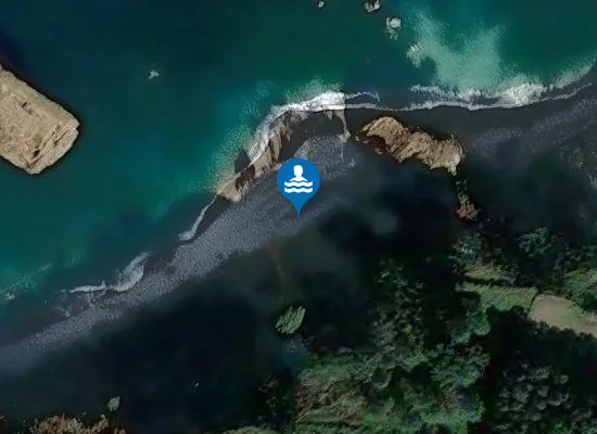Satellite image of Playa La Barquera