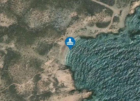 Satellite image of Cala Leña