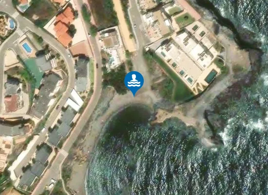Satellite image of Cala del Descargador