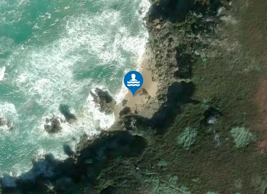 Satellite image of Praia de Lumebó
