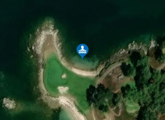 Satellite image of Praia das Ánimas