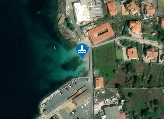 Satellite image of Praia do Con do Xestadelo