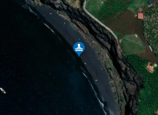 Satellite image of Playa El Mangón
