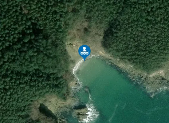 Satellite image of Praia de Campelo