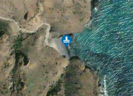 Satellite image of Cala Hernández
