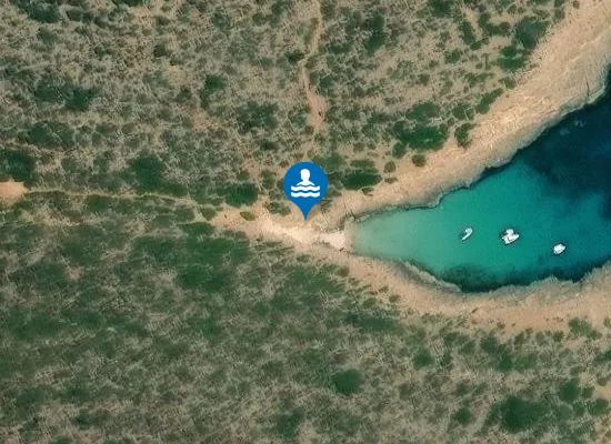 Satellite image of Caló des Serral
